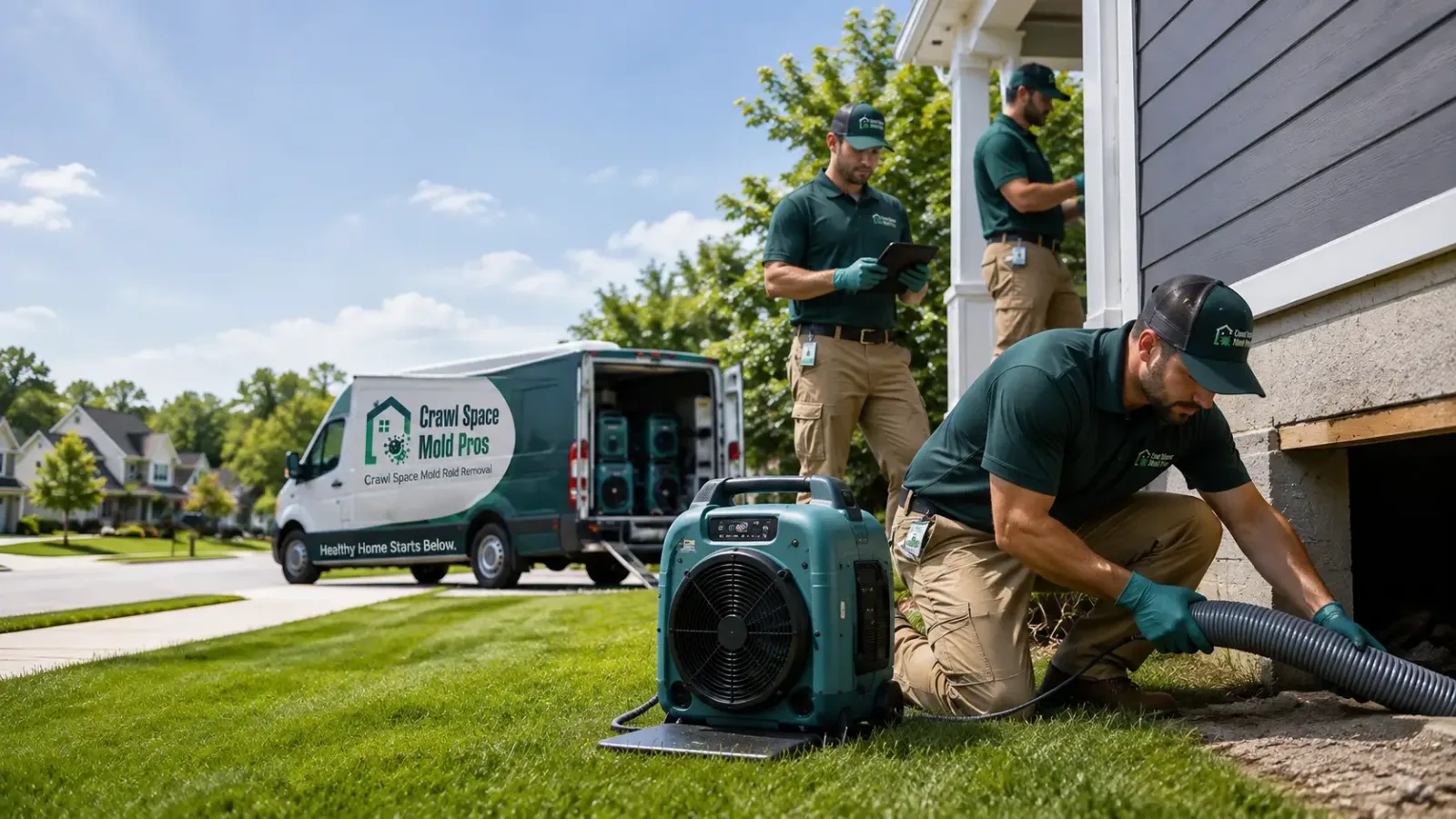 Crawl Space Mold Removal in Towson, MD